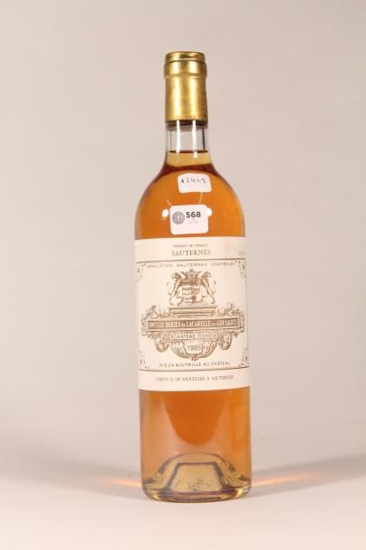 568 

Château Filhot 1985 

Sauternes (blanc)...