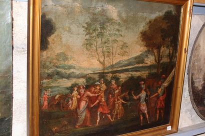 Dans le goût du XVIIIe - scène mythologique....