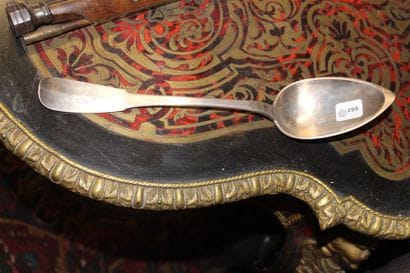 Cuillère à ragout en argent 950 millième,...