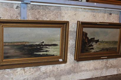 Deux Ecoles Modernes en pendant - 