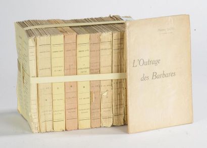 LOTI (Pierre) : Réunion d'ouvrages brochés...