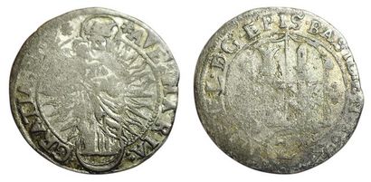 SUISSE. BALE.
2 Batzen. 1624. Km.7. Rare....