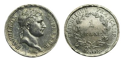 1er EMPIRE.
1 Franc. 1808 A. Paris. F.204/2....
