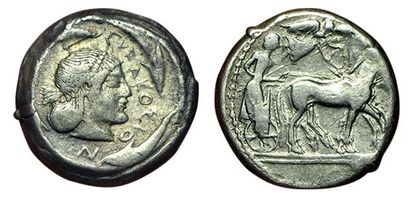 SICILE. SYRACUSE.
478-470 av. J.C. Tétradrachme....