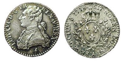 LOUIS XVI.
Dixième d'écu aux branches d'olivier....