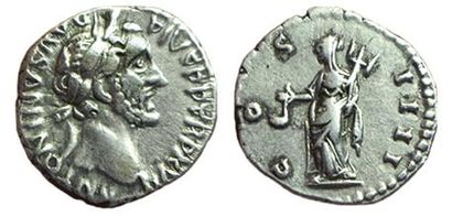 ANTONIN LE PIEUX.
138-161. Denier. R/ COS...