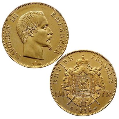 NAPOLEON III.
100 Francs 1858 A. Paris. F.550/5....