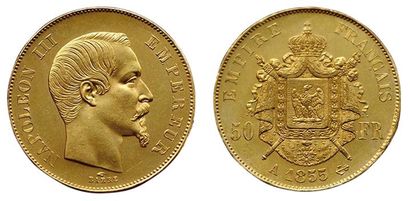 NAPOLEON III.
50 Francs 1855 A. Paris. F.547/1....