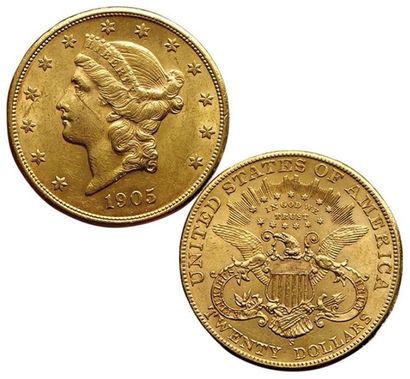 USA. 
20 Dollars 1905 S. San Francisco. Km.74/3....