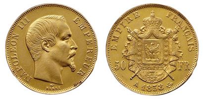 NAPOLEON III.
50 Francs 1858 A. Paris. F.547/1....