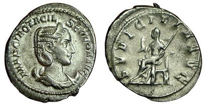 OTACILLIE SEVERE. ANTONINIEN.
R/ PUDICITIA...
