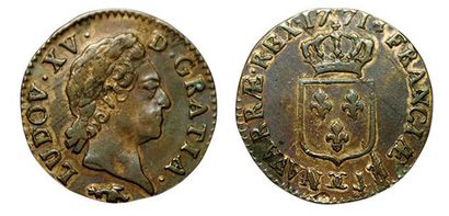 LOUIS XV.
Demi Sol à la vieille tête. 1771...