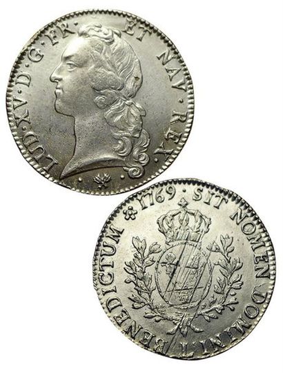LOUIS XV.
Ecu au bandeau. 1769 L. Bayonne....