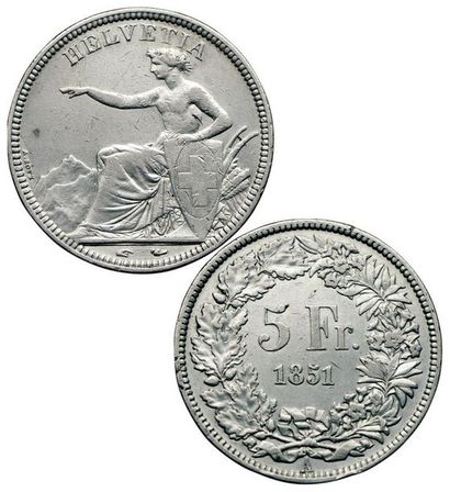 SUISSE.
Zurich. 40 Batzen. 1813 B. Km.190....