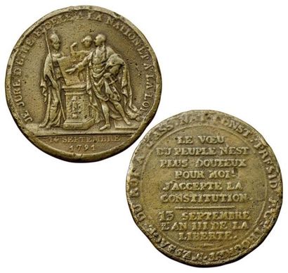 CONSTITUTION.
Médaille de confiance au serment...