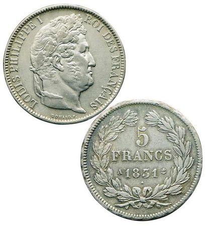 LOUIS-PHILIPPE 1er.
5 Francs 1er type Domard....