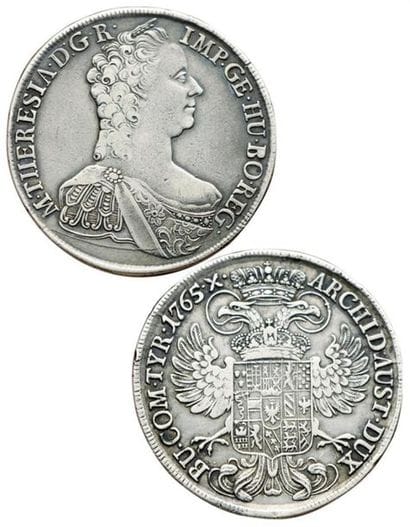 AUTRICHE.
Marie Thérèse. Thaler. 1765. Dav.1122....