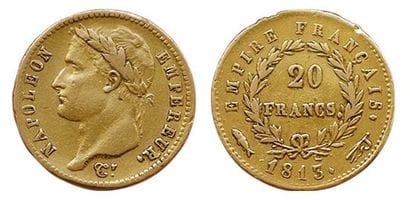 1er EMPIRE.
20 Francs 1813. Utrecht. F.516/37....