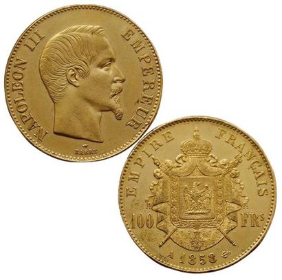 NAPOLEON III.
100 Francs 1858 A. Paris. F.550/5....