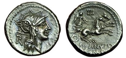 REPUBLIQUE ROMAINE. JUNIA. 
D.Silanus.L.f....