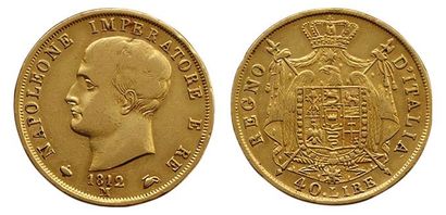 ITALIE. ROYAUME DE NAPOLEON.
40 Lire 1812...
