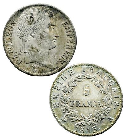 1er EMPIRE.
5 Francs. 1813 A. Paris. F.307/58....