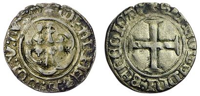 BRETAGNE. JEAN V.
1423-1436. Blanc aux quatre...