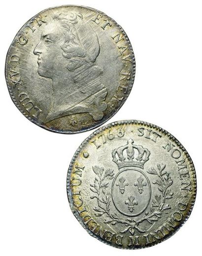 LOUIS XV.
Ecu au bandeau. 1766 M. Toulouse....