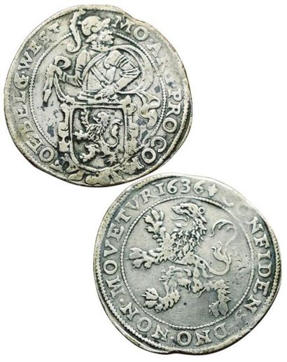 PAYS-BAS.
Utrecht. Lion Daalder. 1636. Km.30....