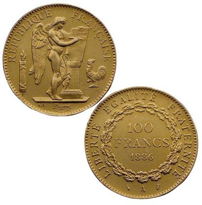 IIIème REPUBLIQUE.
100 Francs Génie 1886...