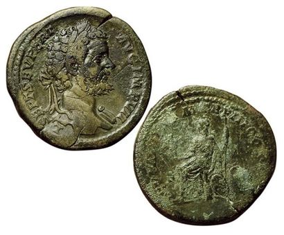 SEPTIME SEVERE.
193-211. Sesterce. R/ DIVI...
