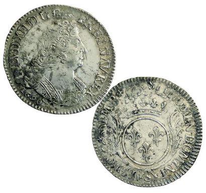 LOUIS XIV.
Demi écu aux Palmes. Réformation...