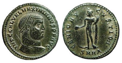 GALERE MAXIMIEN.
Follis. R/ GENIO AUGUSTI...