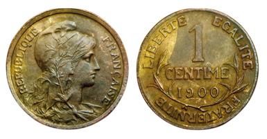 IIIème REPUBLIQUE.
1 Centime Dupuis. 1900....