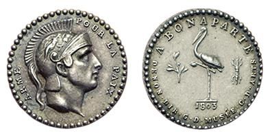 PREMIER EMPIRE.
Napoléon Empereur. Quinaire....