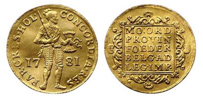PAYS BAS. HOLLANDE.
Ducat 1781. Km 7/4. (Coll....