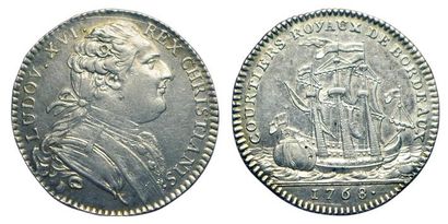 JETON.
Louis XVI. Courtiers Royaux de Bordeaux....