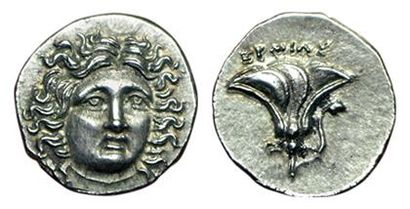 THESSALIE. DRACHME PSEUDO-RHODIENNE.
Magistrat...