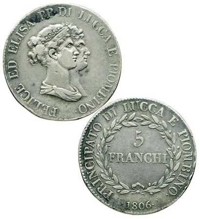 NAPOLEONIDES.
Lucques et Piombino. Félix...