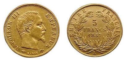 NAPOLEON III.
5 Francs 1857 A. F.501/4. ...