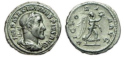 MAXIMIN 1er LE THRACE.
235-238. Denier. R/...