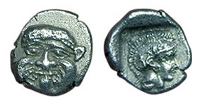 PAMPHYLIE. ASPENDOS.
350-300 av. J.C. Obole....