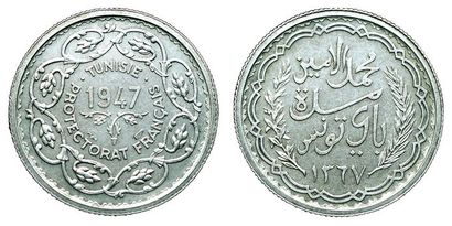 TUNISIE.
Mohamed Lamine Bey (1943-1957)....