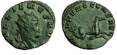 GALLIEN. ANTONINIEN.
R/ NEPTUNO CONS AUG....
