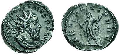 POSTUME. ANTONINIEN.
R/ HERC PACIFERO. Hercule...