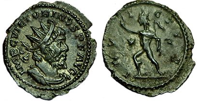 VICTORIN PERE. ANTONINIEN.
R/ INVICTUS. Le...