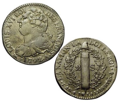 CONSTITUTION.
2 Sols au faisceau. 1792 A....