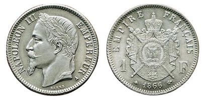 NAPOLEON III.
1 Franc. 1866 A. Paris. F.215/1....