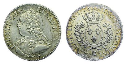 LOUIS XV.
Cinquième d'écu aux branches d'olivier....