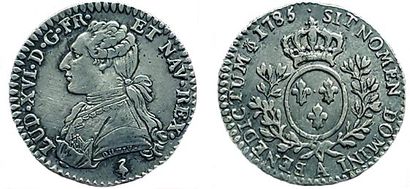 LOUIS XVI.
Dixième d'écu aux branches d'olivier....